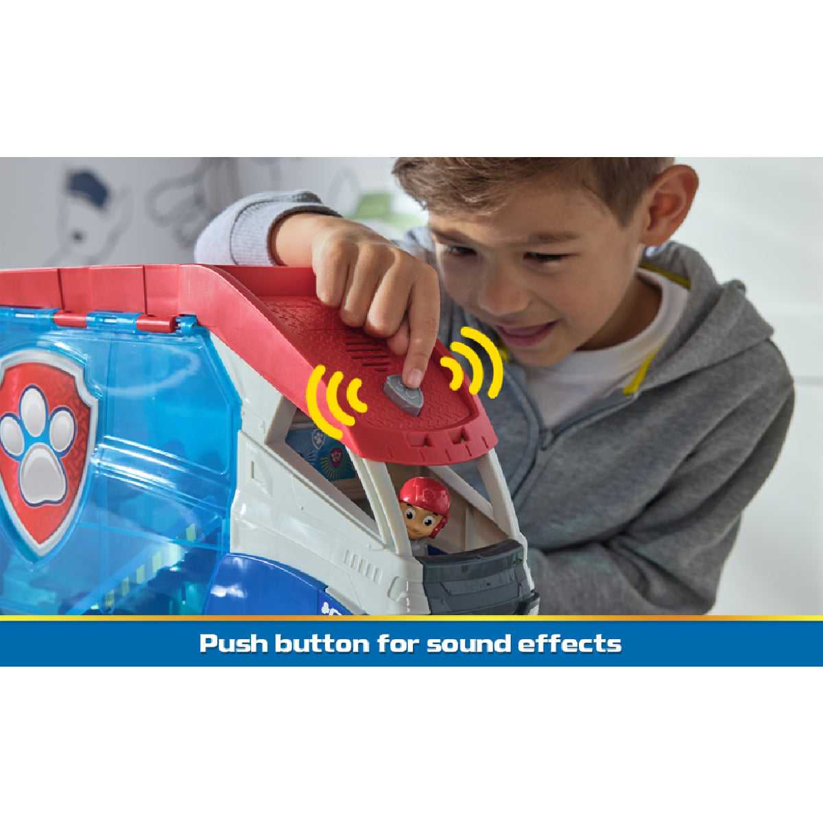 Bộ Xe Tuần Tra Biến Hình Với Bệ Phóng Hành Động Có Âm Thanh PAW PATROL 6069338