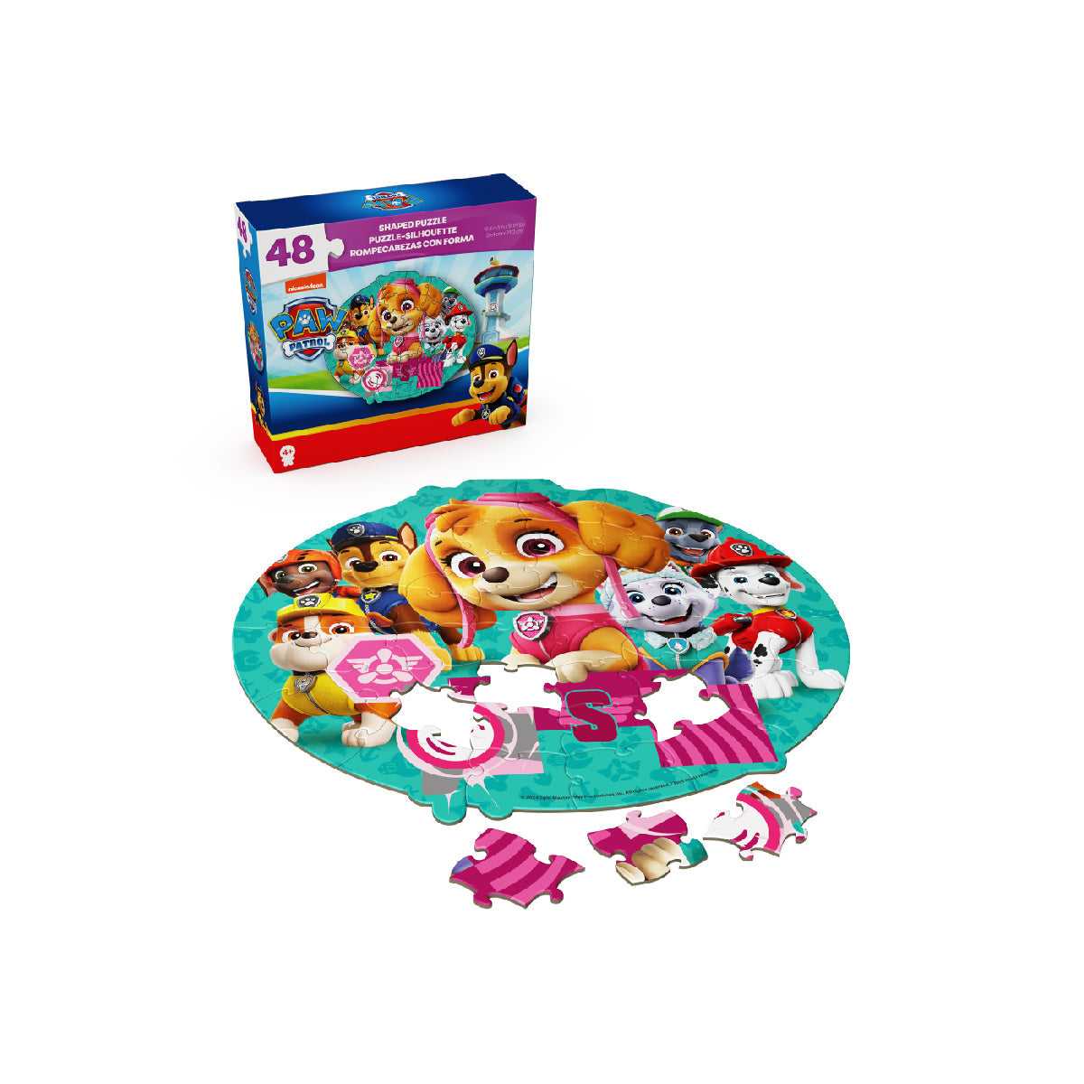 Bộ Xếp Hình 48 Miếng Theo Shape - Skye SPIN GAMES 20150409