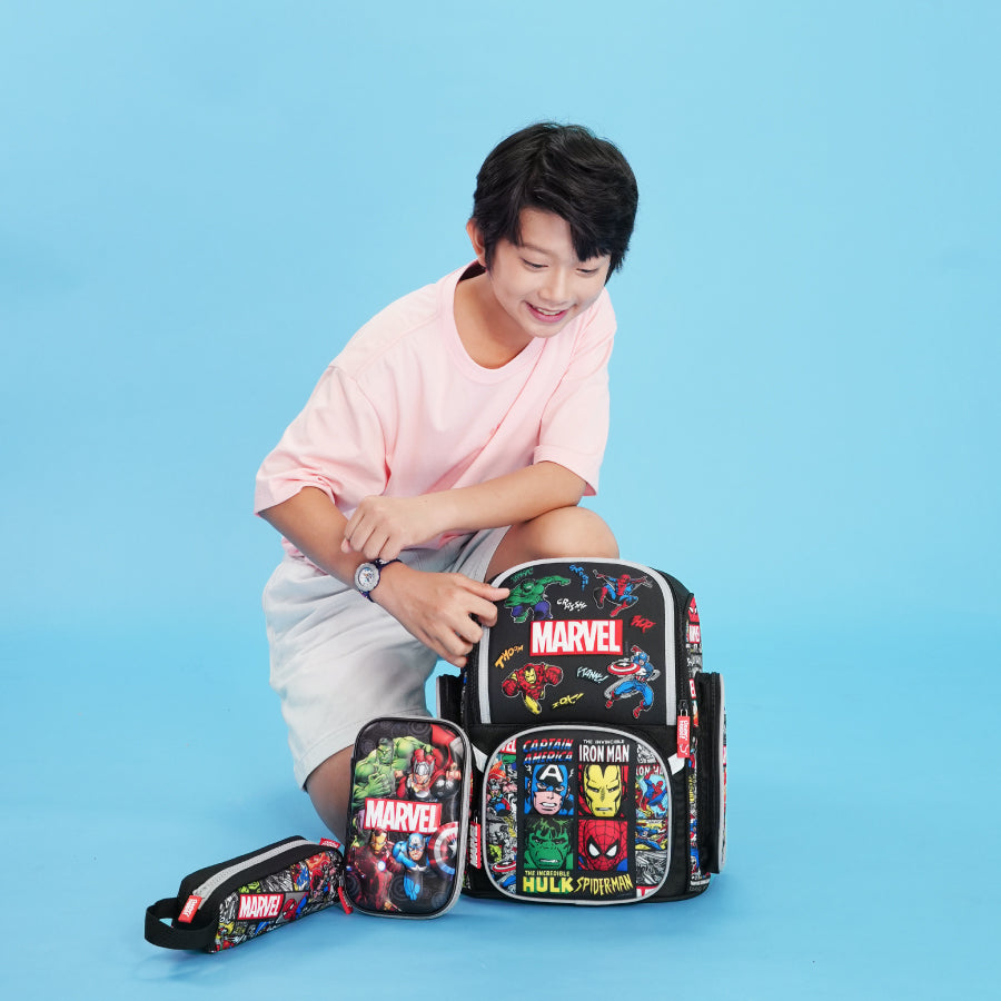 Bóp viết Classic Siêu anh hùng Marvel Đen CLEVERHIPPO HLM0105