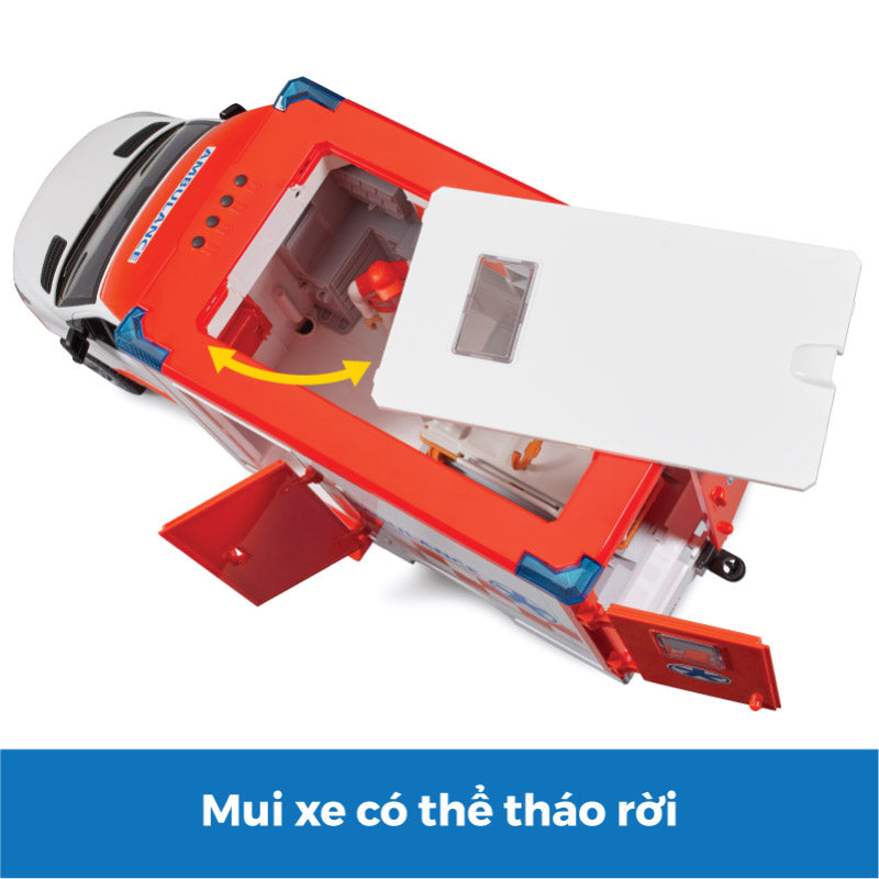 Đồ Chơi Xe Cấp Cứu Mercedes Benz Và Nhân Viên Y Tế BRUDER BRU02676