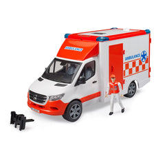 Đồ Chơi Xe Cấp Cứu Mercedes Benz Và Nhân Viên Y Tế BRUDER BRU02676