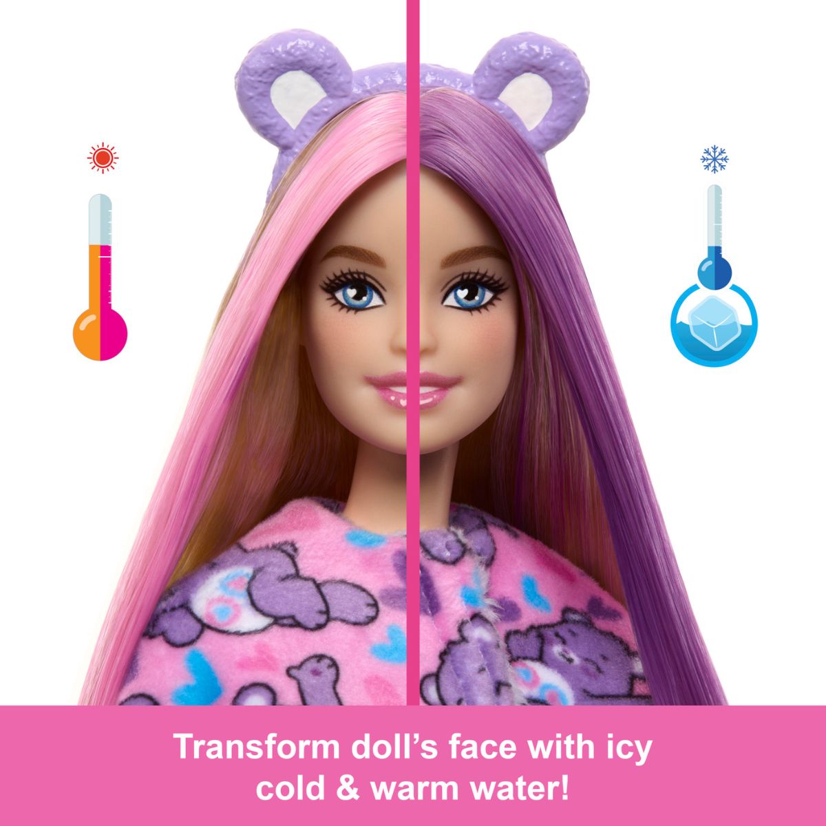 Búp Bê Barbie Cutie Reveal - Gấu Care Bear Tím Tốt Bụng BARBIE JCN93