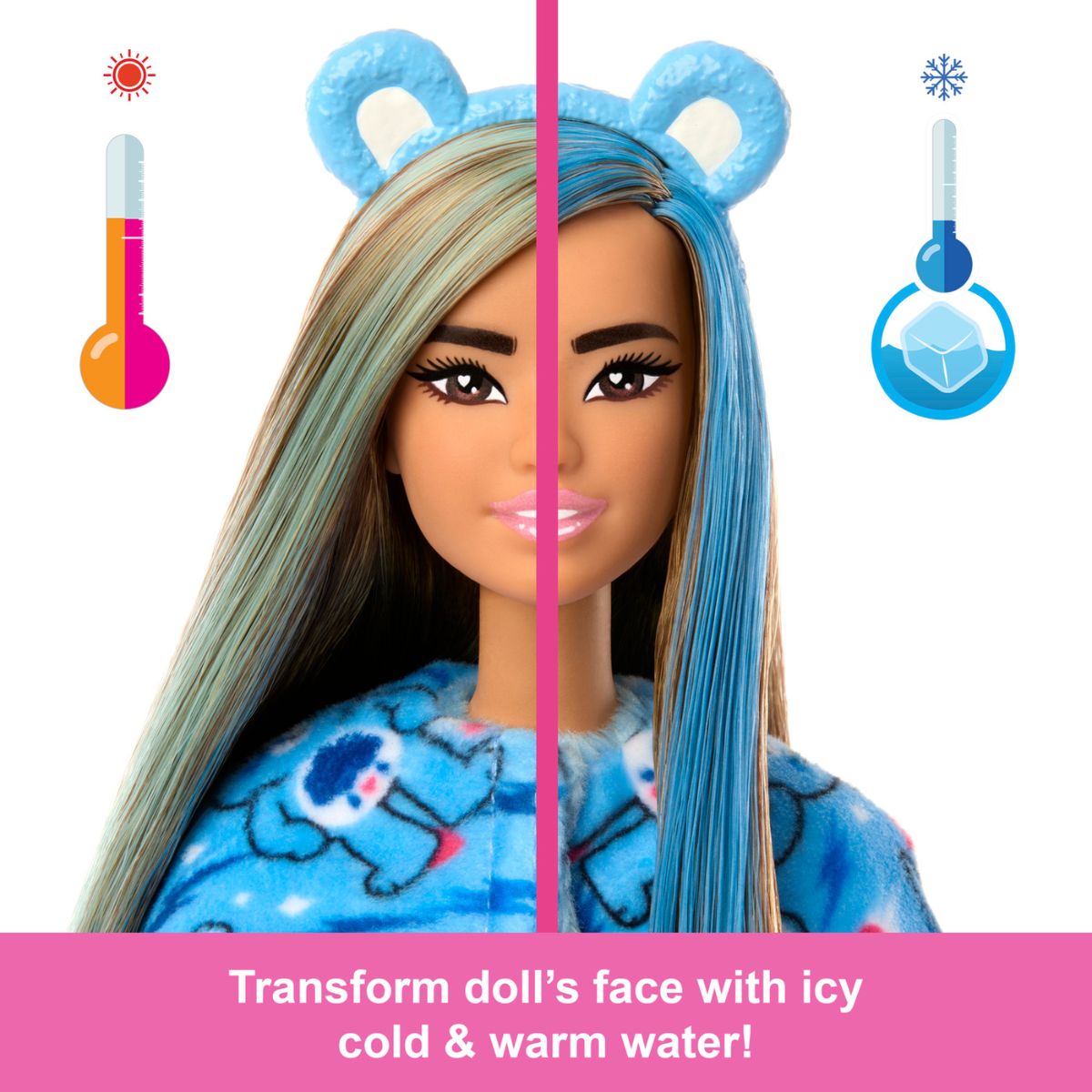 Búp Bê Barbie Cutie Reveal - Gấu Care Bear Xanh Nhõng Nhẽo BARBIE JCN93
