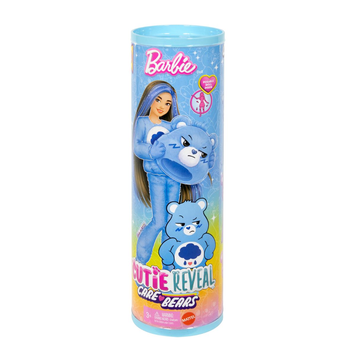 Búp Bê Barbie Cutie Reveal - Gấu Care Bear Xanh Nhõng Nhẽo BARBIE JCN93