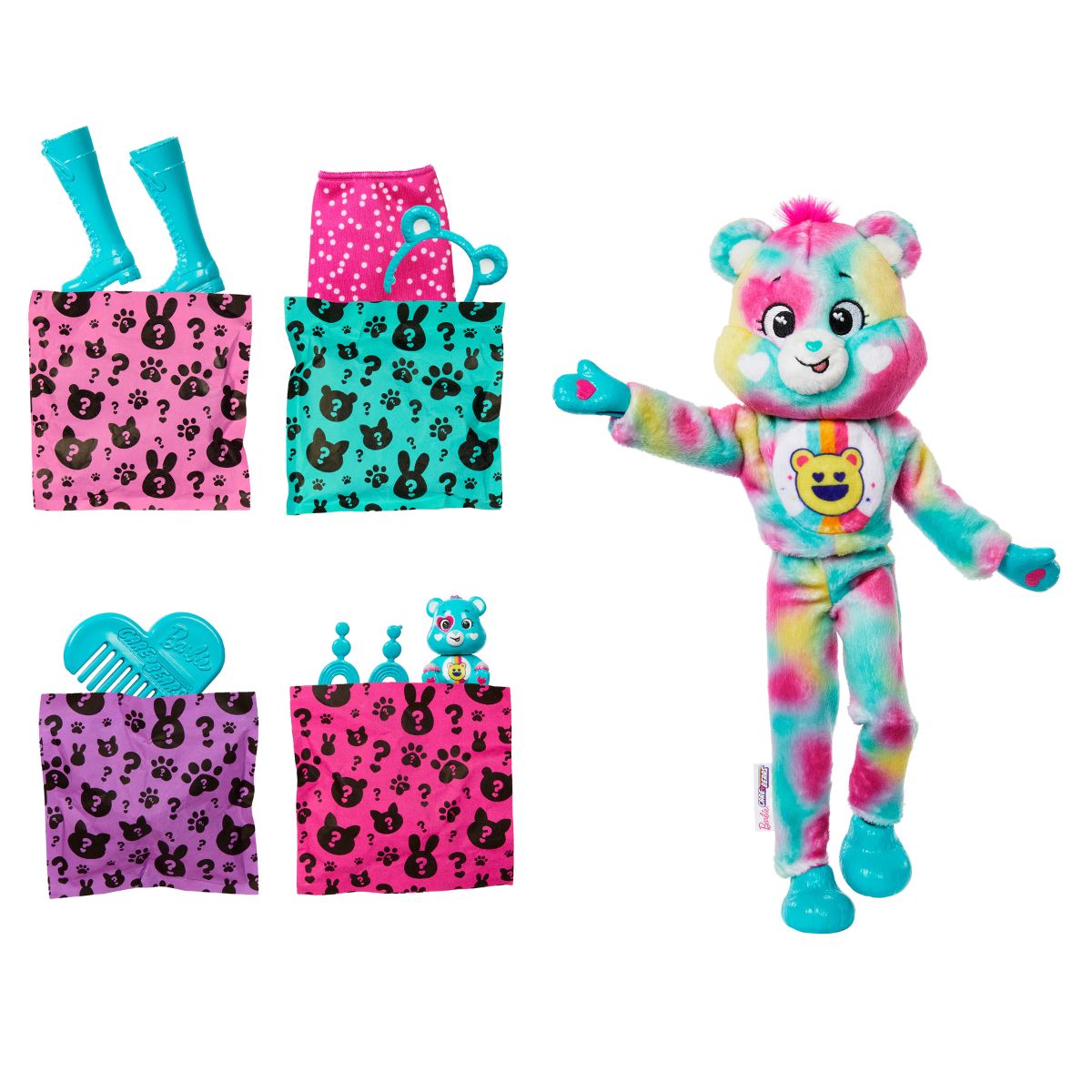 Đồ Chơi Búp Bê Barbie Cutie Reveal - Gấu Xanh Hoan Ca BARBIE JFV62/JFV59