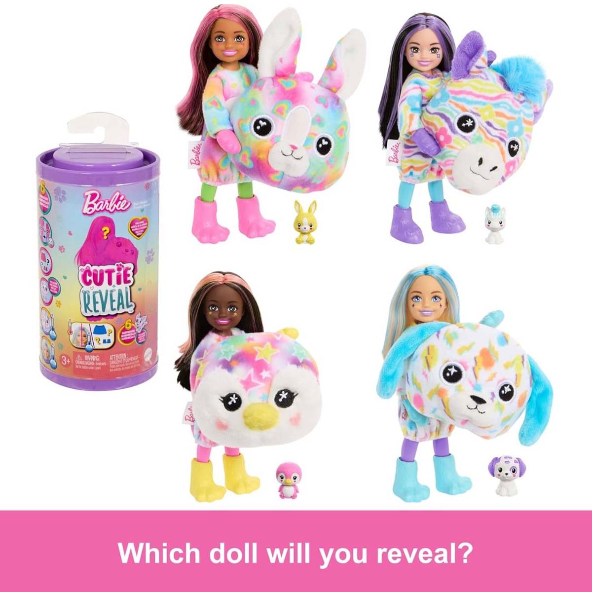 Búp Bê Chelsea Cutie Reveal - Color Dream BARBIE HRK42