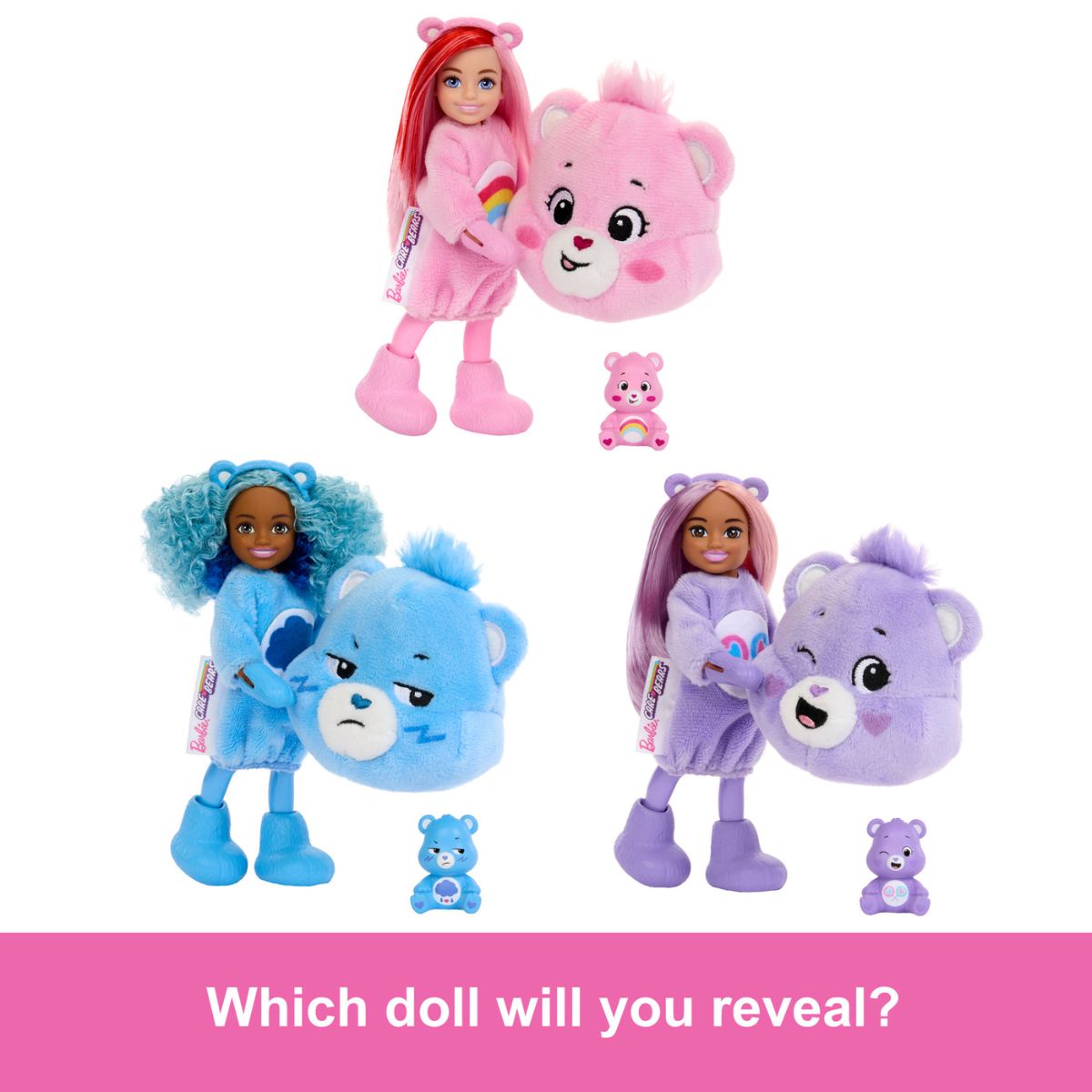Búp Bê Chelsea Cutie Reveal - Gấu Care Bear BARBIE JCN97