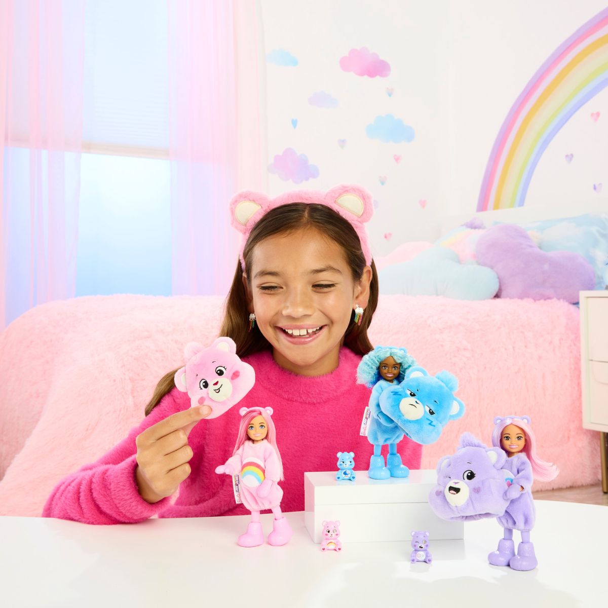 Búp Bê Chelsea Cutie Reveal - Gấu Care Bear BARBIE JCN97