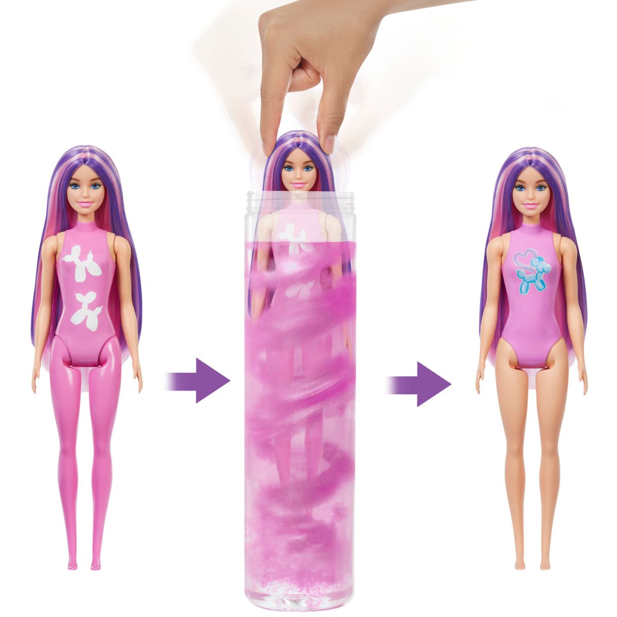 Đồ Chơi Búp Bê Đổi Màu – Phiên Bản Bong Bóng Thú Cưng BARBIE JFV58