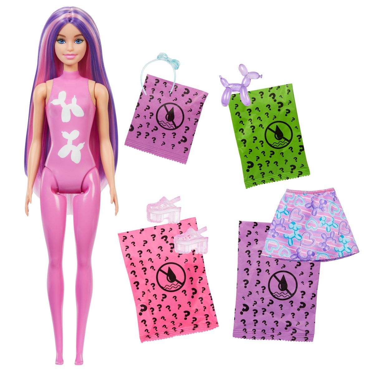 Đồ Chơi Búp Bê Đổi Màu – Phiên Bản Bong Bóng Thú Cưng BARBIE JFV58