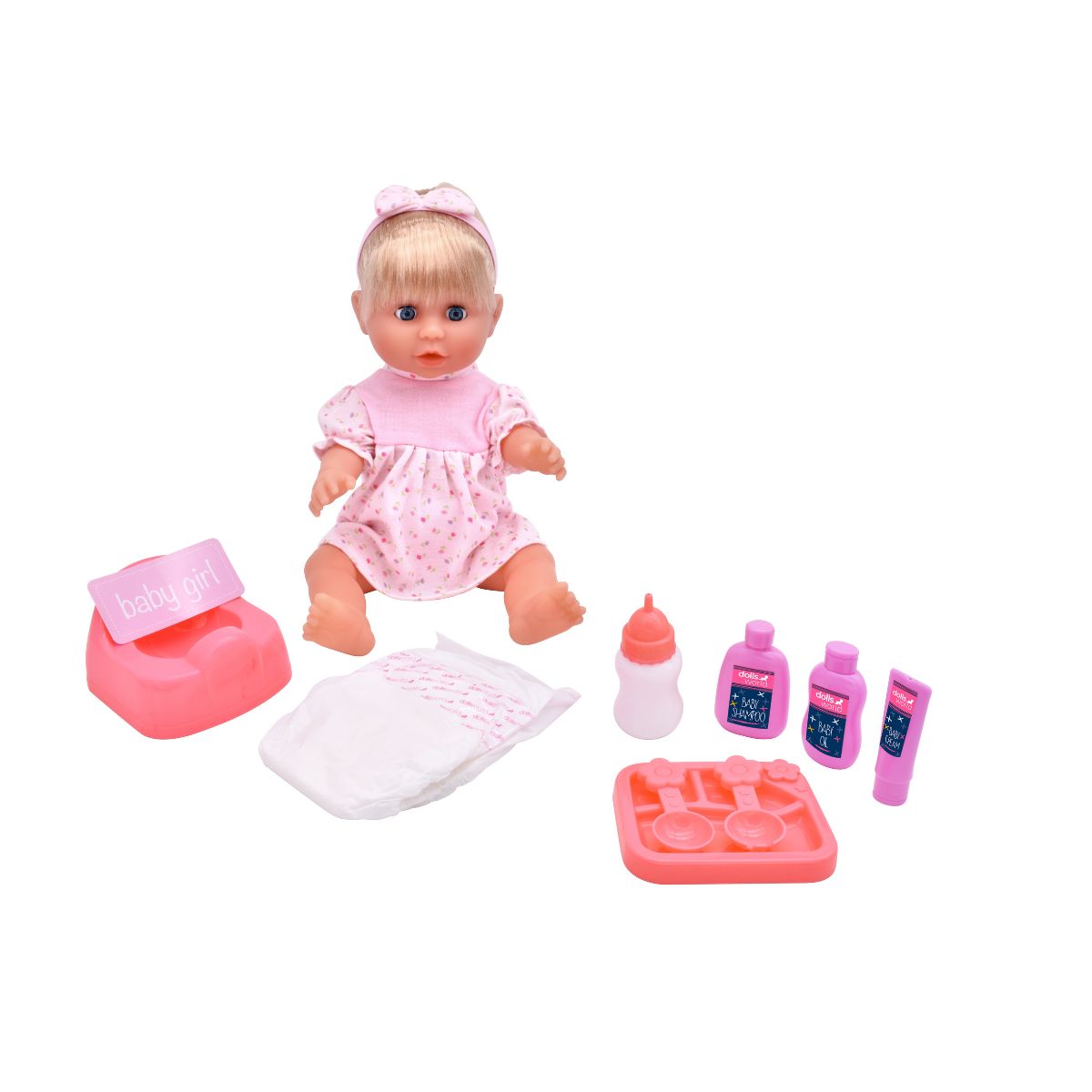 Đồ Chơi Búp Bê - Olivia Uống Nước Và Đi Bô DOLLSWORLD DW78402