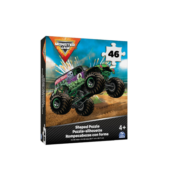 Bộ xếp hình 46 miếng theo shape - Monster Jam SPIN GAMES 20146872