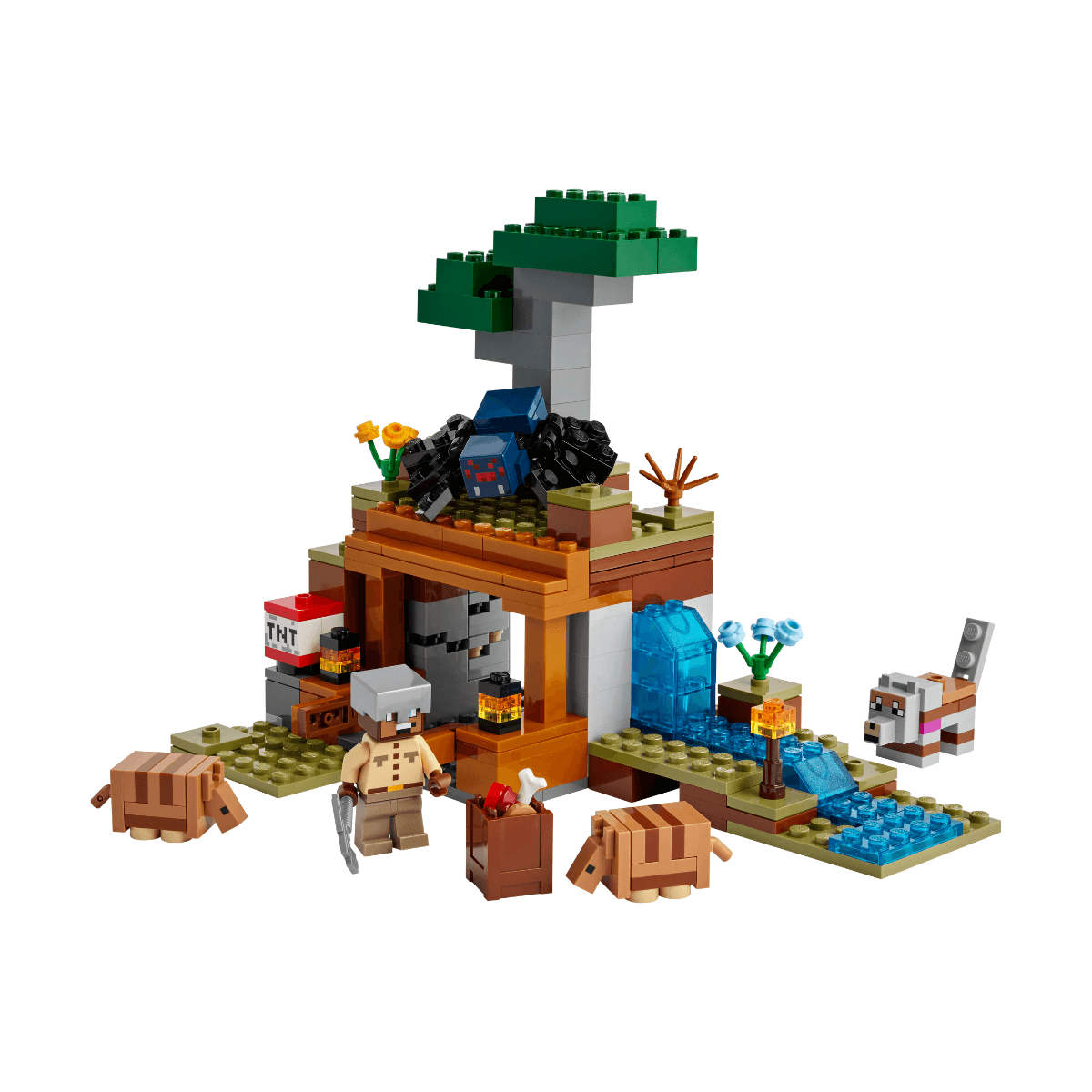 Đồ Chơi Lắp Ráp Chuyến Thám Hiểm Mỏ Nhím Biển LEGO MINECRAFT 21269