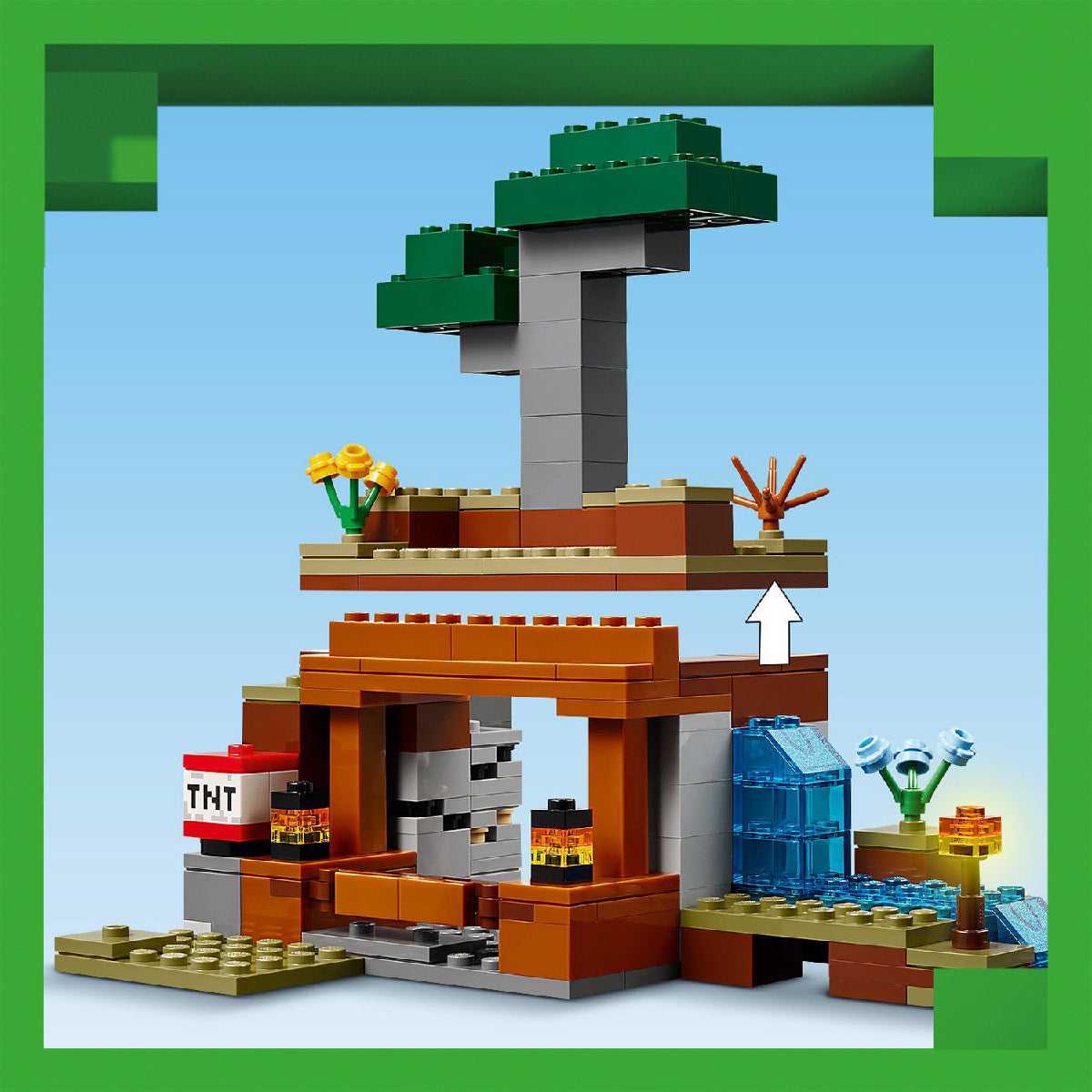 Đồ Chơi Lắp Ráp Chuyến Thám Hiểm Mỏ Nhím Biển LEGO MINECRAFT 21269