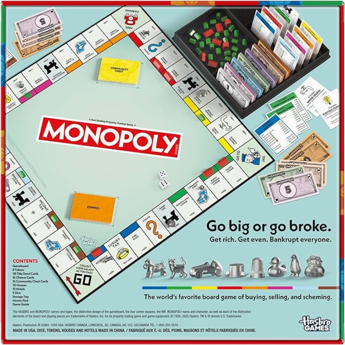 Đồ Chơi Cờ Tỷ Phú Cơ Bản MONOPOLY G0009