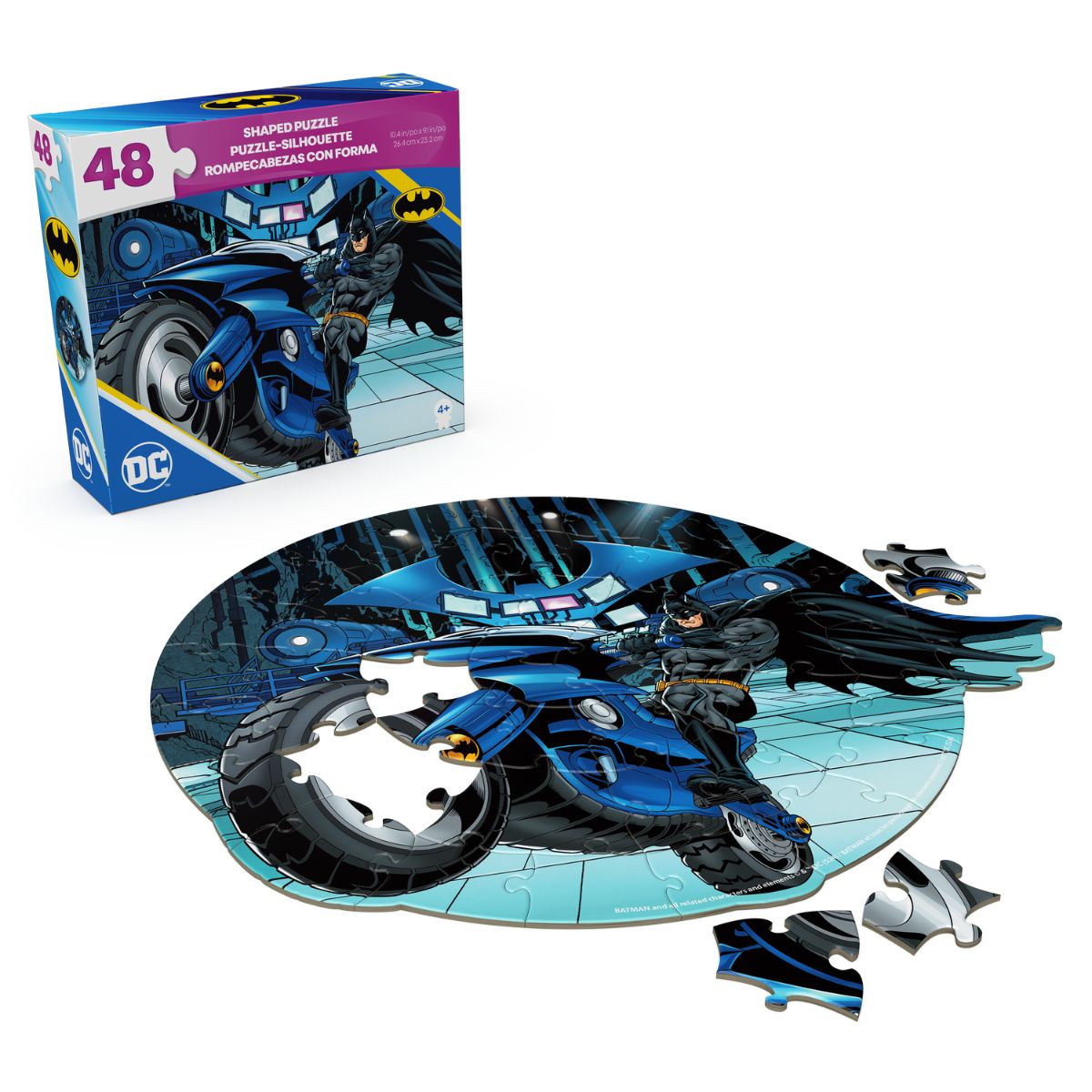 Đồ Chơi Combo 3 Bộ Xếp Hình 48-48-24 Miếng-Dora, Batman, Paw SPIN GAMES CB-48-48-24-S8