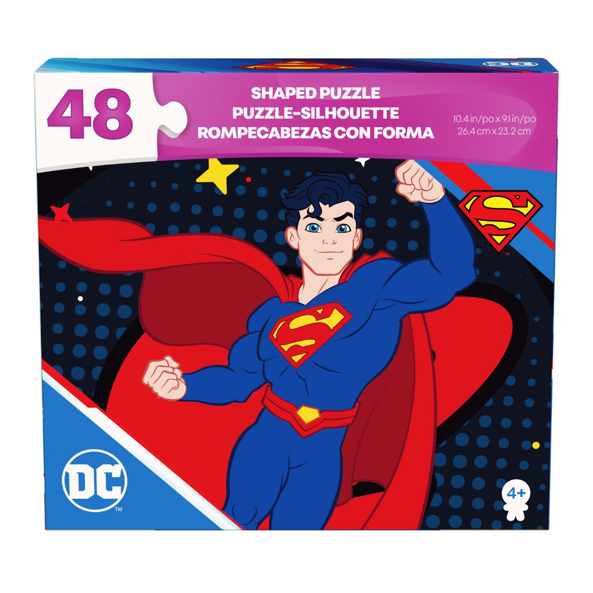 Combo 3 Bộ Xếp Hình 48-48-48 Miếng - Dora, Superman, Paw SPIN GAMES CB-48-48-24-S9