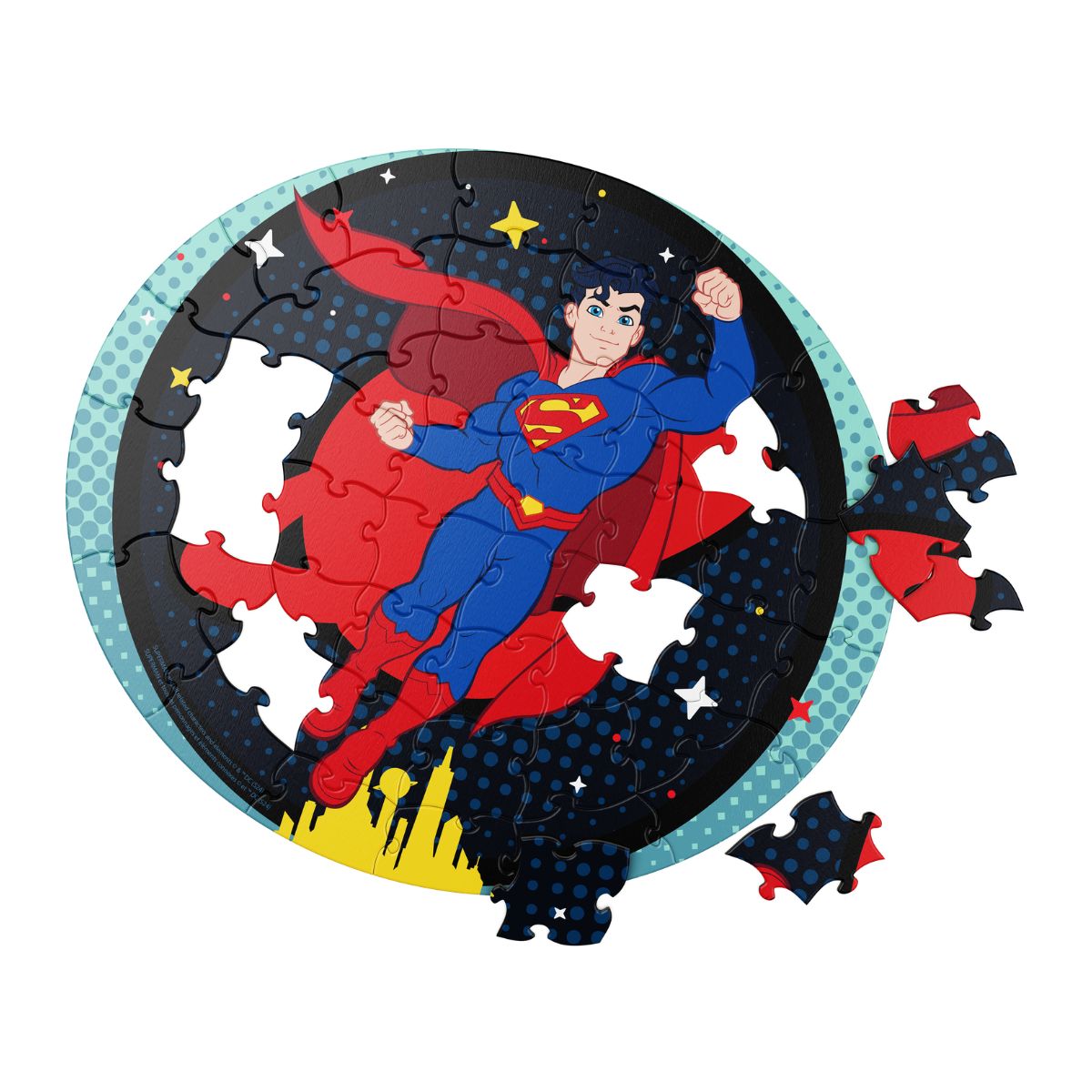 Combo 3 Bộ Xếp Hình 48-48-48 Miếng - Dora, Superman, Paw SPIN GAMES CB-48-48-24-S9