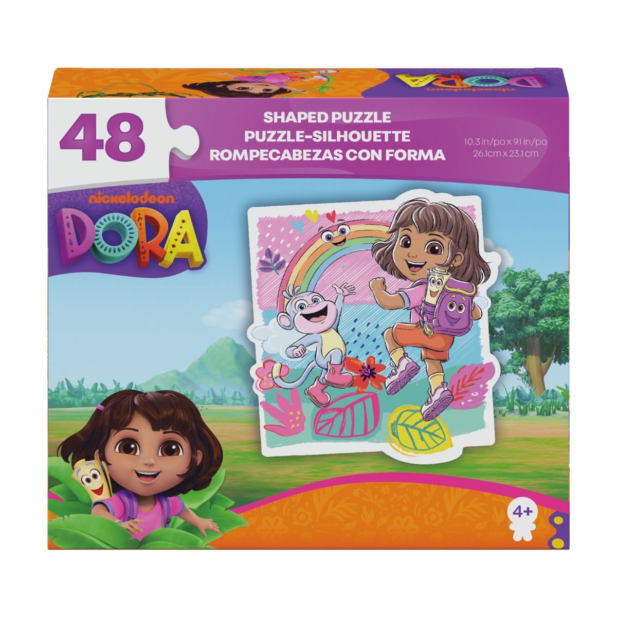 Combo 3 Bộ Xếp Hình 48-48-48 Miếng - Dora, Superman, Paw SPIN GAMES CB-48-48-24-S9