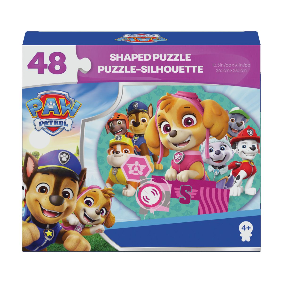 Combo 3 Bộ Xếp Hình 48-48-48 Miếng - Dora, Superman, Paw SPIN GAMES CB-48-48-24-S9