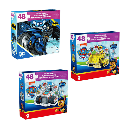 Combo 3 Bộ Xếp Hình Shape 48,48,48, Batman, Everest, Rubble 2 SPIN GAMES CB-48-48-48-S7