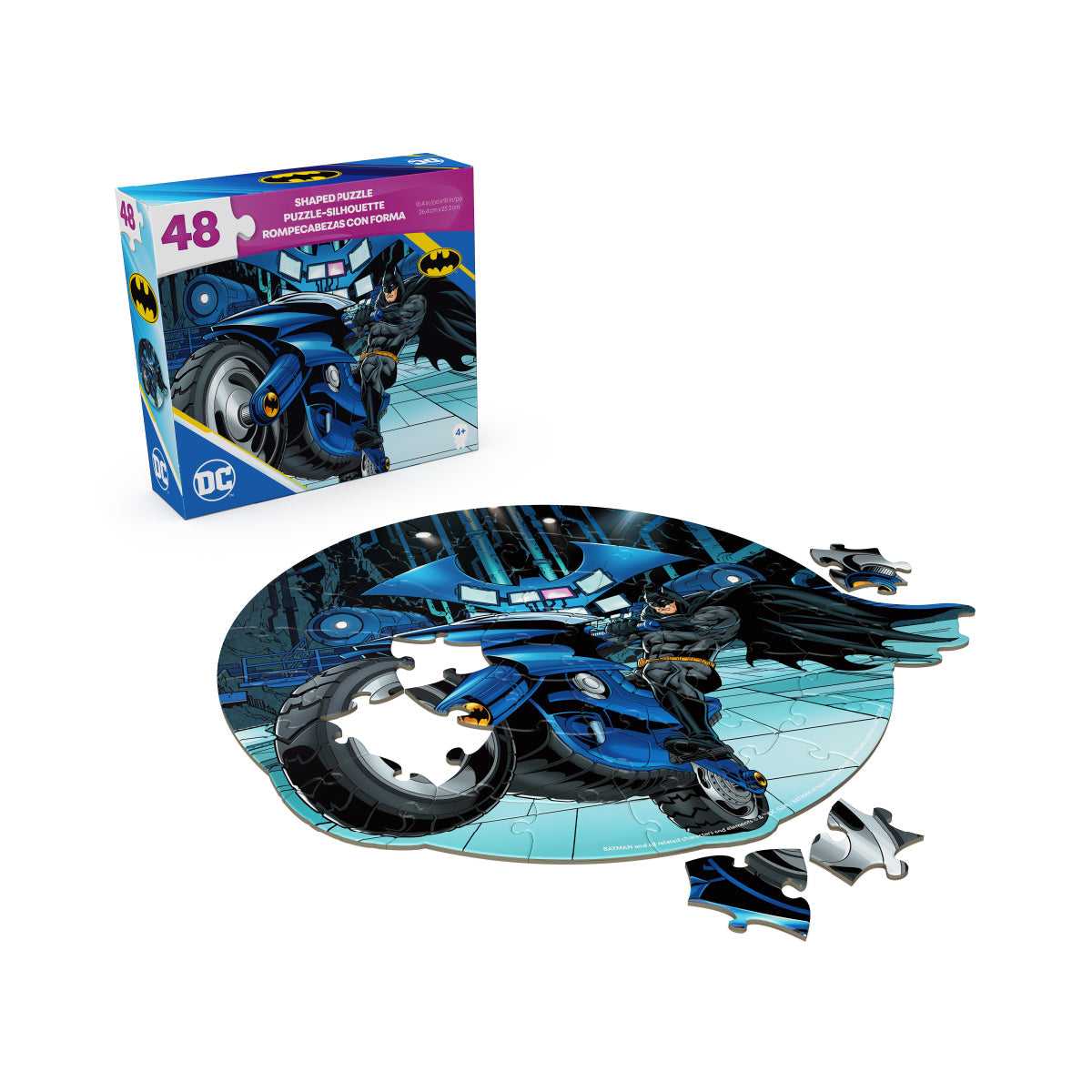 Combo 3 Bộ Xếp Hình Shape 48,48,48, Batman, Everest, Rubble 2 SPIN GAMES CB-48-48-48-S7