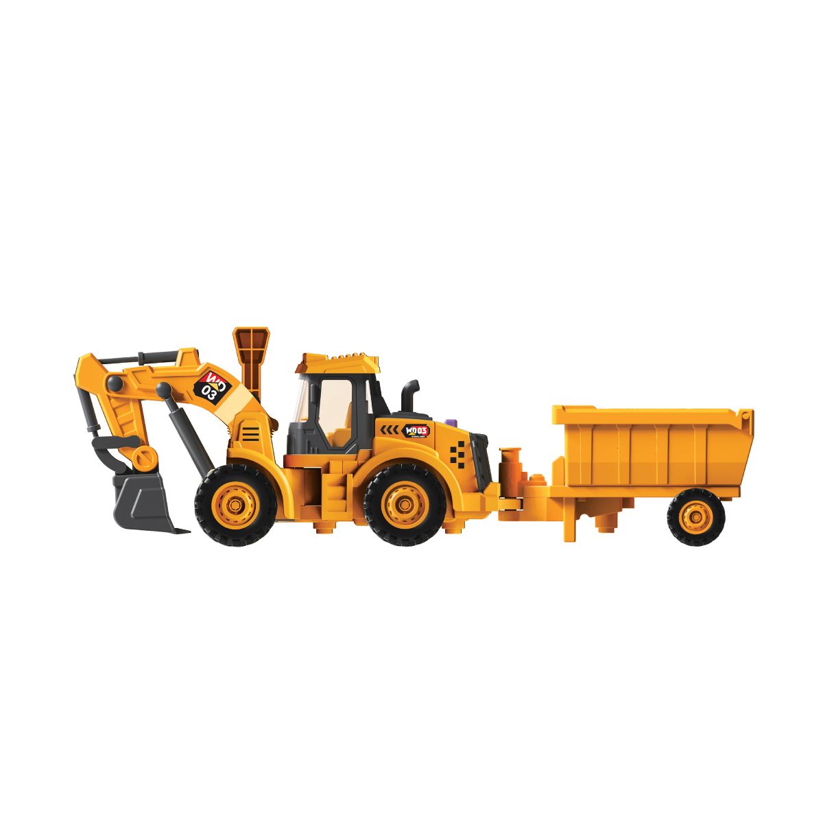 Đồ Chơi Combo Phương Tiện Công Trình Có Đèn Và Âm Thanh VECTO CB-VT105B-VT103A