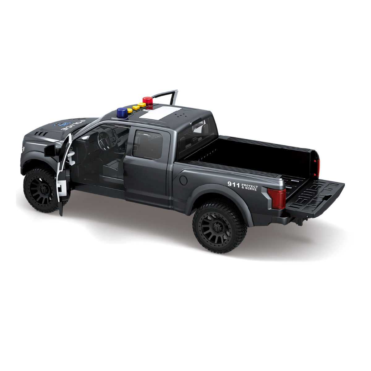 Combo Xe Cảnh Sát Và Xe Cứu Hỏa Có Đèn Và Âm Thanh VECTO CB-VT91P-VT15Q-1