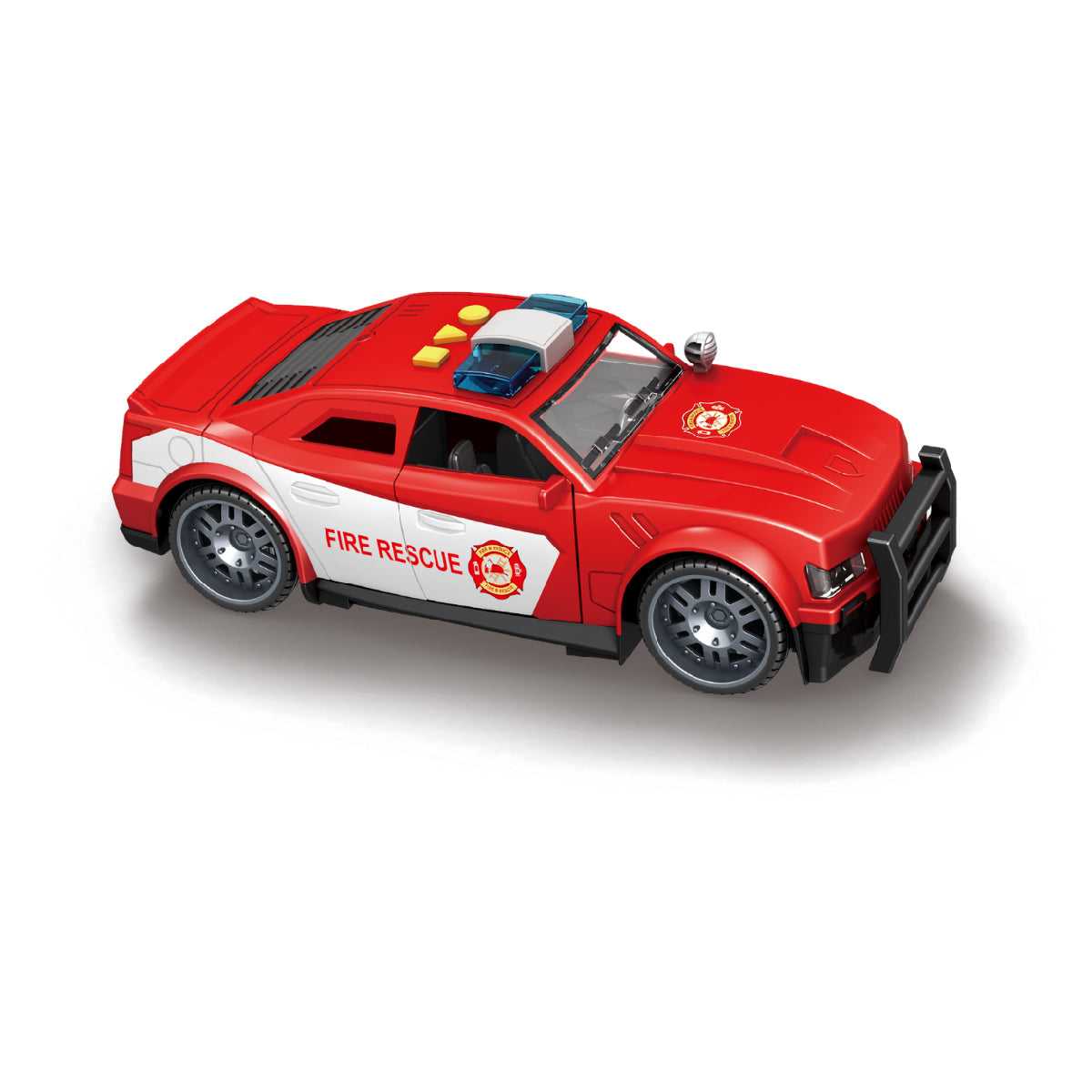 Combo Xe Cảnh Sát Và Xe Cứu Hỏa Có Đèn Và Âm Thanh VECTO CB-VT91P-VT15Q-1