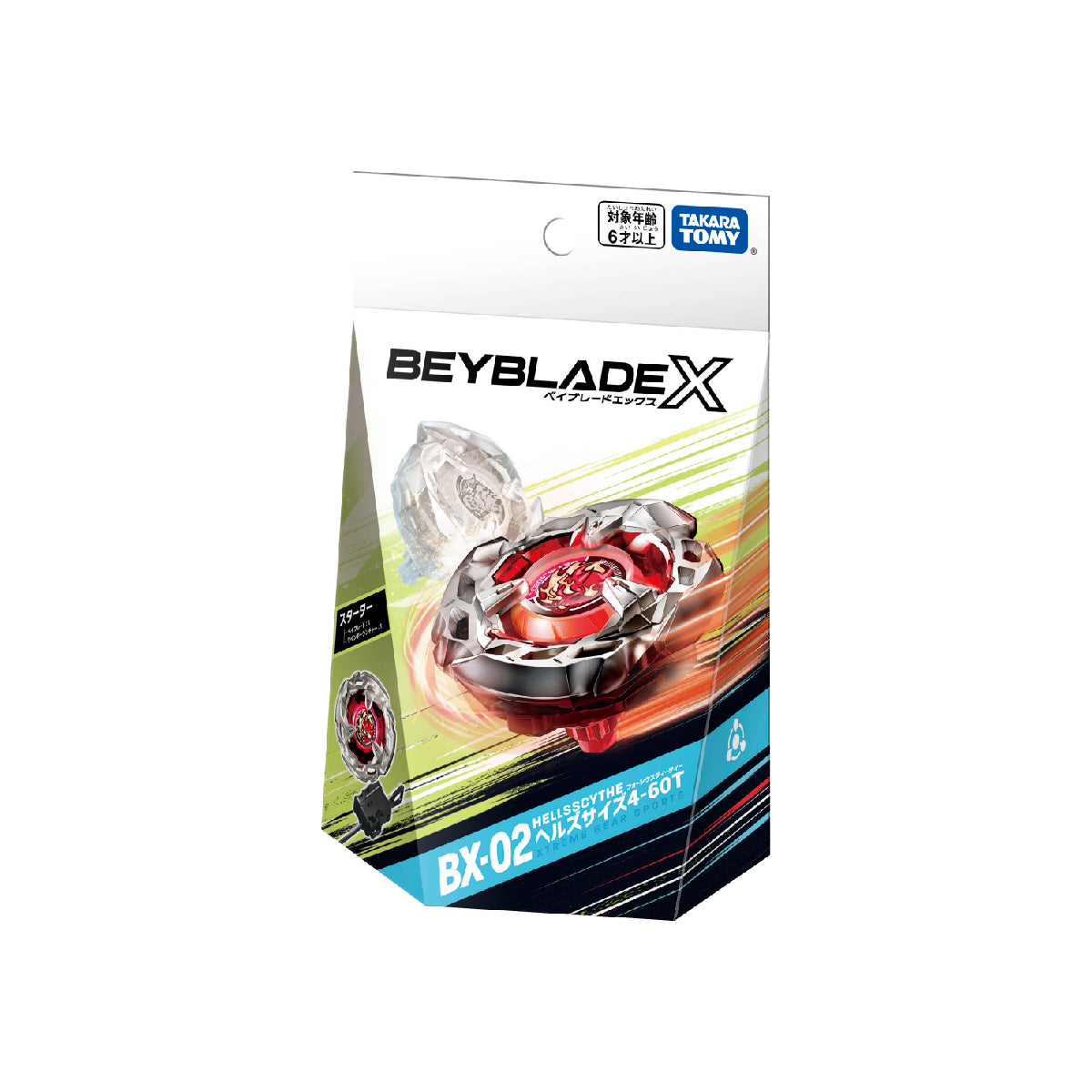 Con Quay BX-02 Starter Hells Scythe 4-60T BEYBLADE X 910398