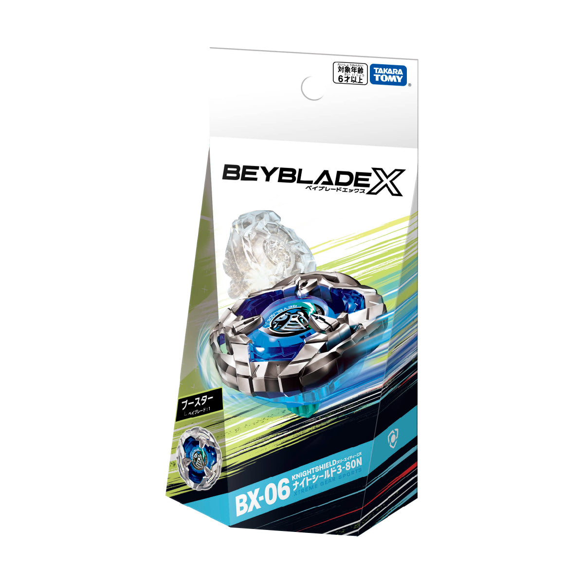 Con Quay BX-06 Booster Knight Shield 3-80N BEYBLADE X 910480