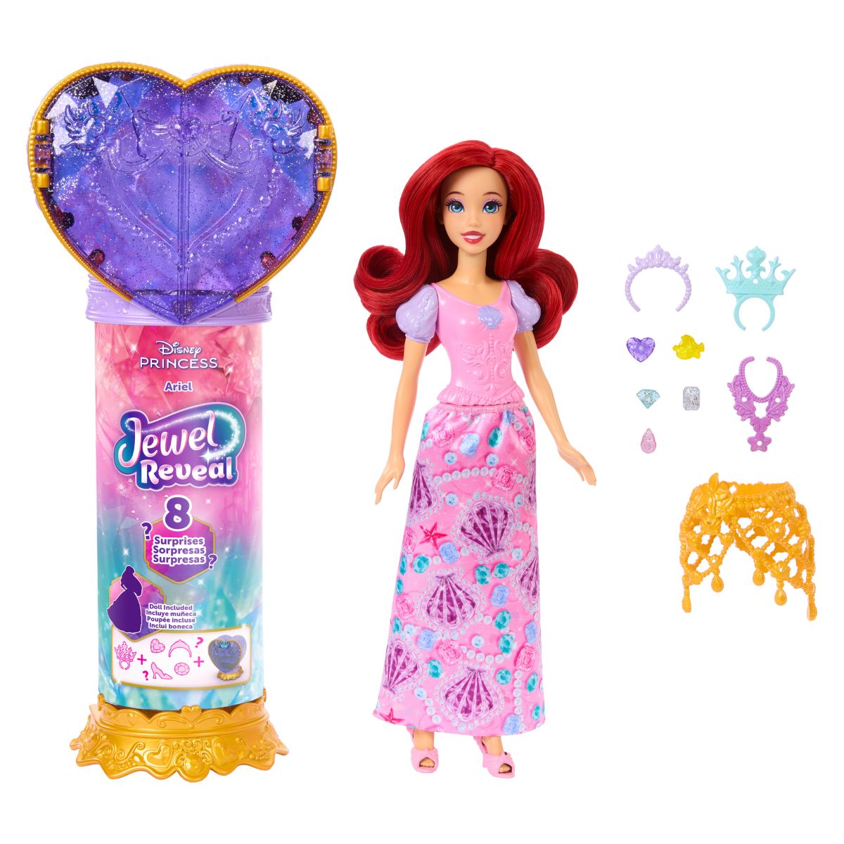 Đồ Chơi Công Chúa Disney Princess - Viên Ngọc Kỳ Diệu Của Ariel DISNEY PRINCESS MATTEL JHL48