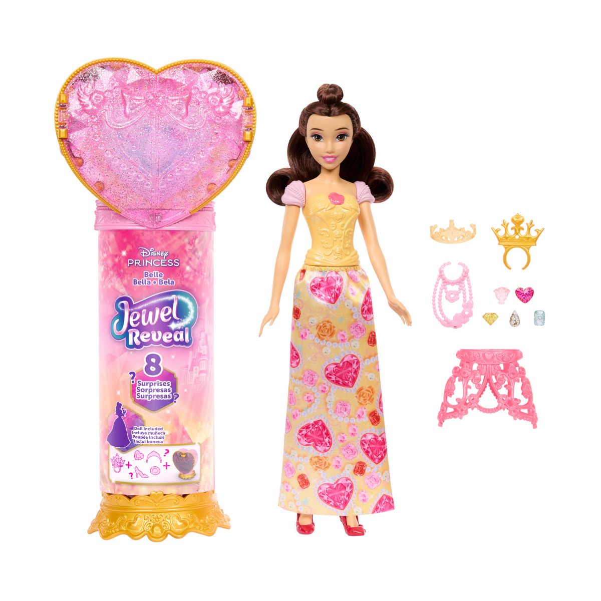Đồ Chơi Công Chúa Disney Princess - Viên Ngọc Kỳ Diệu Của Belle DISNEY PRINCESS MATTEL JHL48