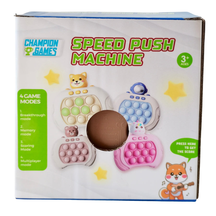 Trò chơi Pop it 200 cấp độ gấu teddy CHAMPION GAMES CPGJH04