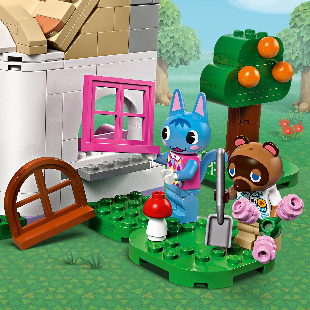 Đồ Chơi Lắp Ráp Cửa Hàng Nook Và Nhà Rosie LEGO ANIMAL CROSSING 77050 (535 chi tiết)