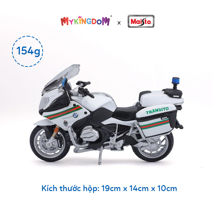 Mô hình mô tô cảnh sát tỉ lệ 1:18 Czech MAISTO MT32306