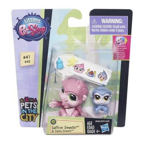 Anh em khỉ đột Saffron và Zanna LITTLEST PET SHOP A7313