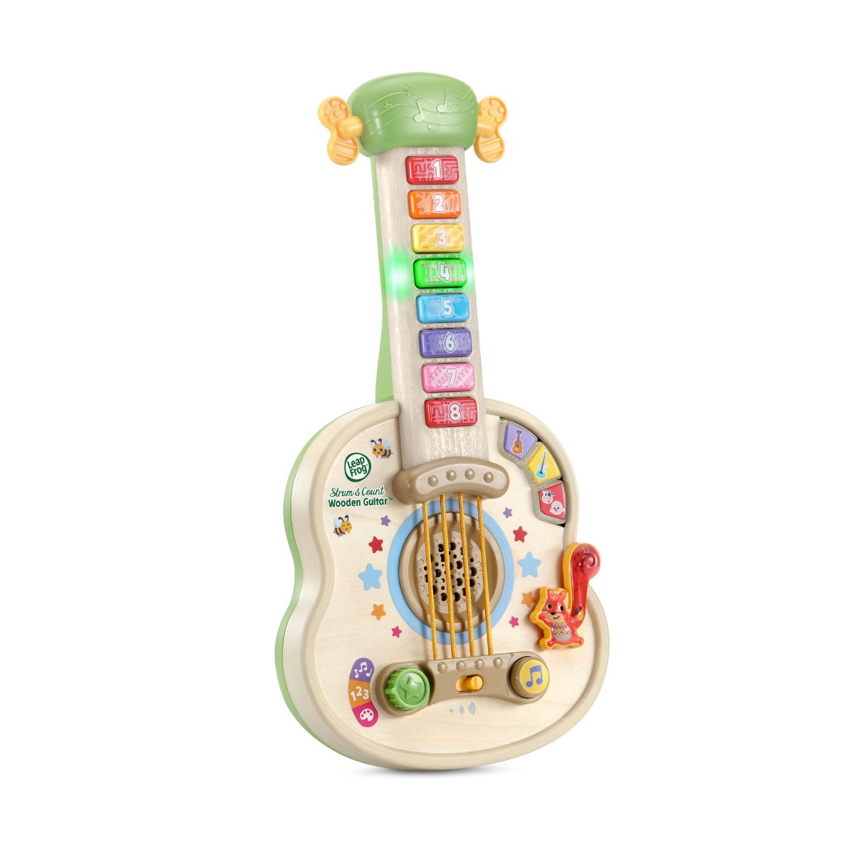 Đồ Chơi Đàn Guitar Bằng Gỗ Học Đếm Dễ Thương LEAPFROG 80-620800