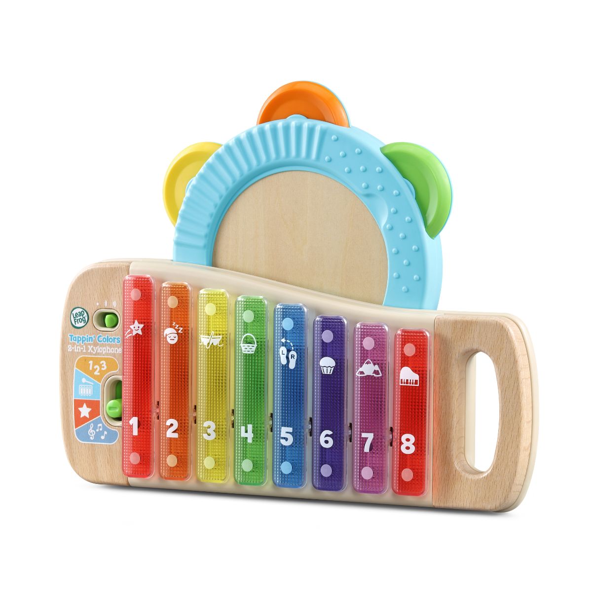 Đồ Chơi Đàn Xylophone Bằng Gỗ 2 Trong 1 Đa Sắc Màu LEAPFROG 80-615600