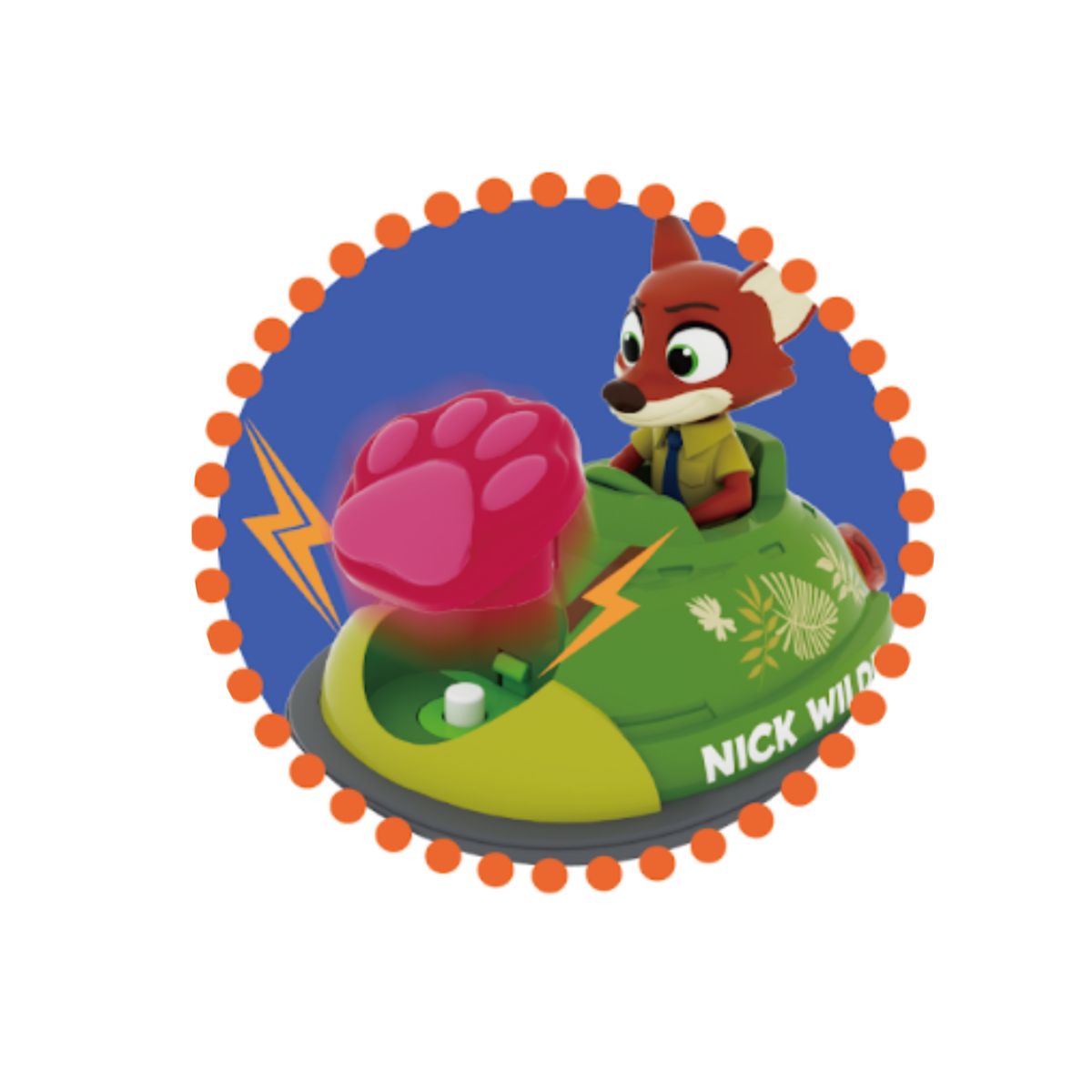 Đồ Chơi 2 Xe Điện Đụng Bumper Zootopia Nick & Judy VECTO 5588-D592
