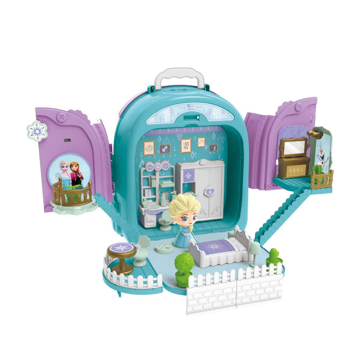 Đồ Chơi Ba Lô 2 Mặt Trang Điểm Và Phòng Ngủ Frozen SWEET HEART SH0140