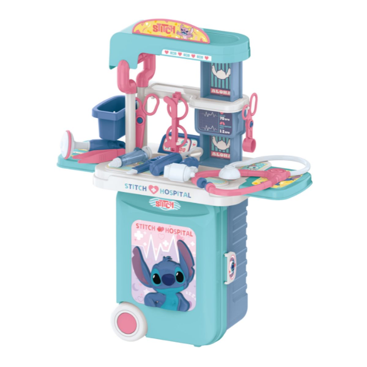 Đồ Chơi Bác Sĩ Dáng Vali 3 Trong 1 Stitch PEEK A BOO ST008-955A
