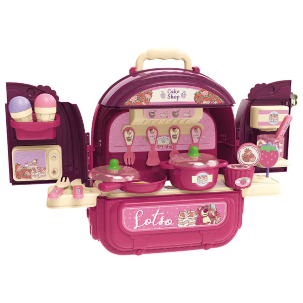 Đồ Chơi Balo 2 Mặt Nhà Bếp Và Phòng Ăn Lotso SWEET HEART SH10137