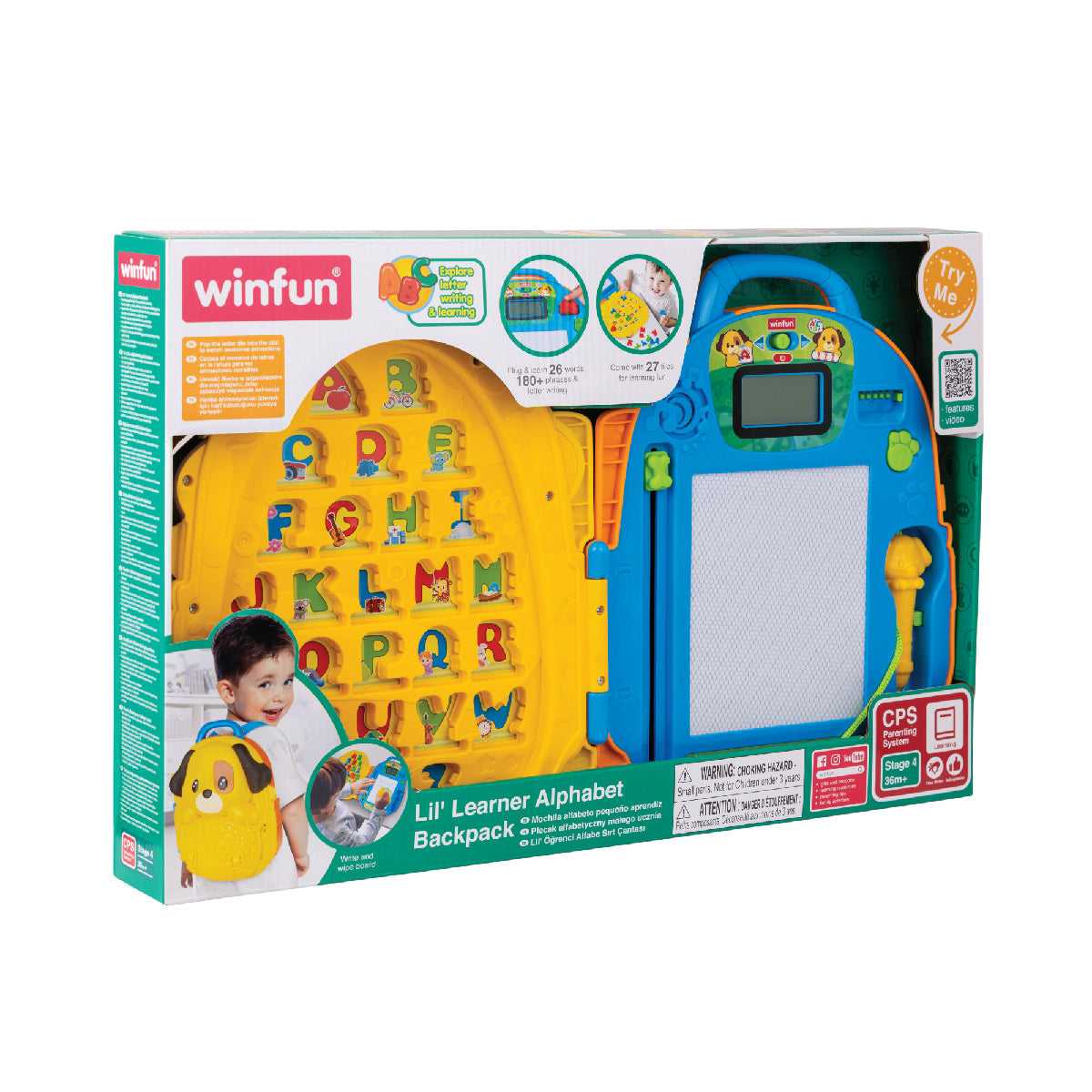 Đồ Chơi Balo Chữ Cái Kèm Bảng Vẽ Cho Bé PEEK A BOO 001205