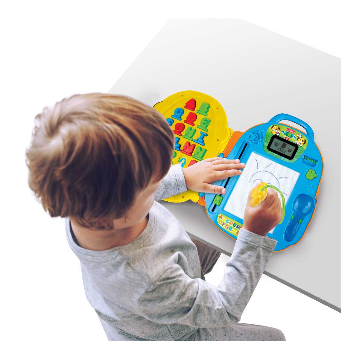 Đồ Chơi Balo Chữ Cái Kèm Bảng Vẽ Cho Bé PEEK A BOO 001205