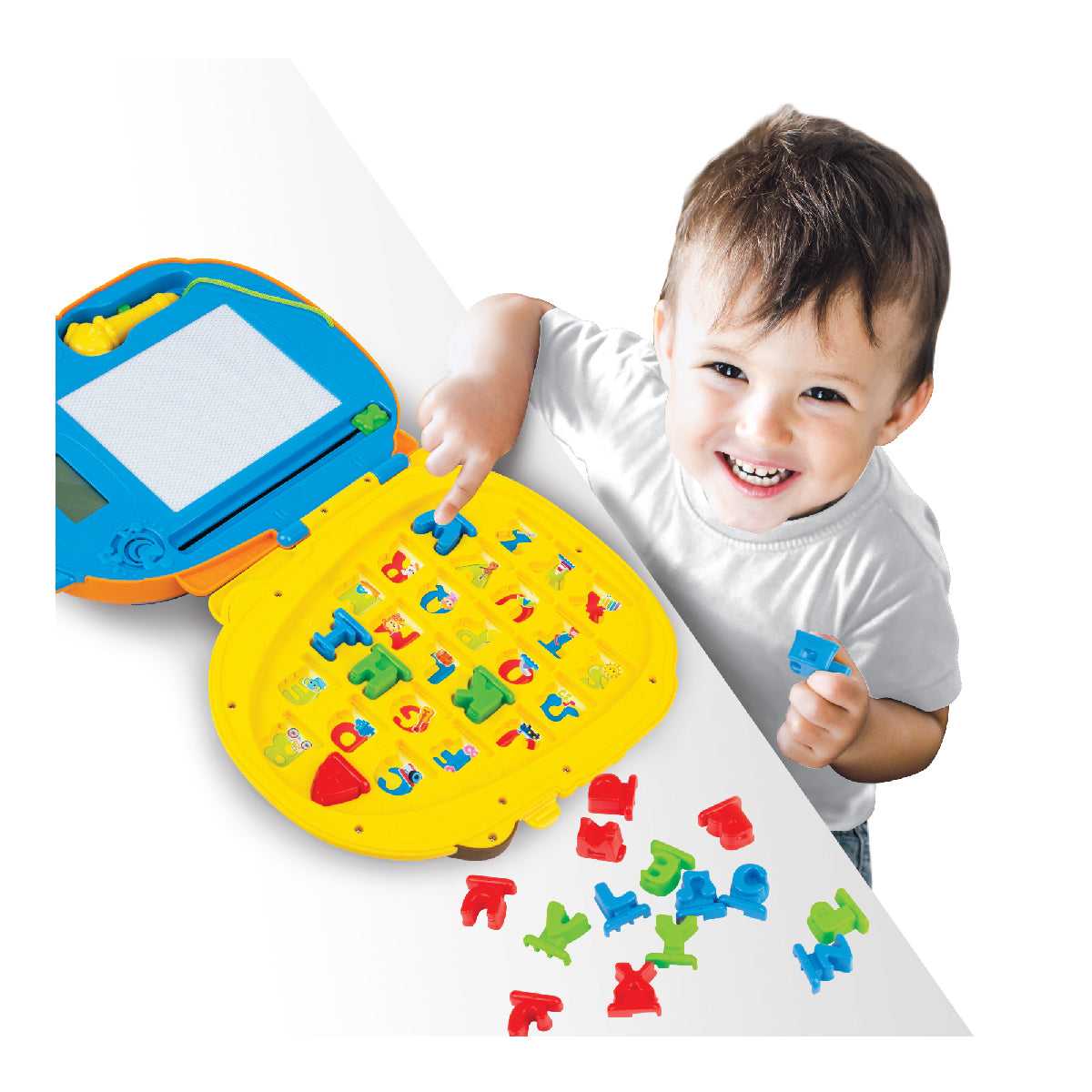 Đồ Chơi Balo Chữ Cái Kèm Bảng Vẽ Cho Bé PEEK A BOO 001205