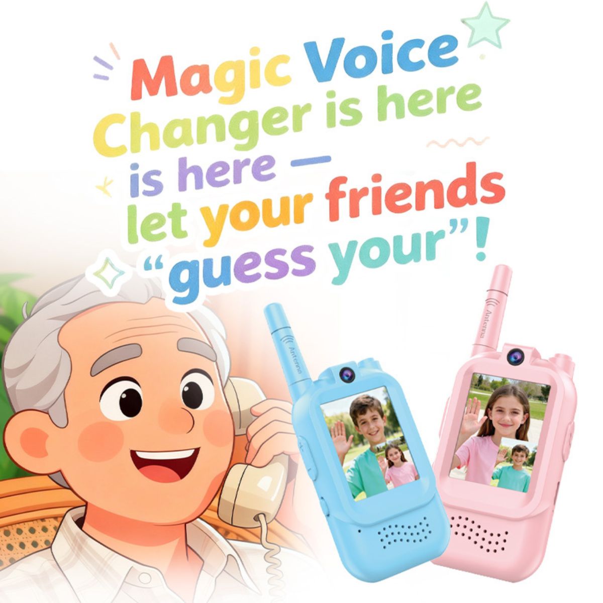 Đồ Chơi Bộ Đàm Video Trẻ Em Thông Minh COOLKIDS WTP40