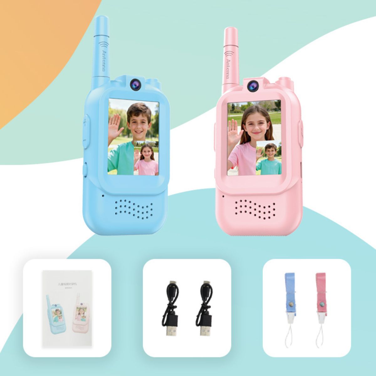 Đồ Chơi Bộ Đàm Video Trẻ Em Thông Minh COOLKIDS WTP40