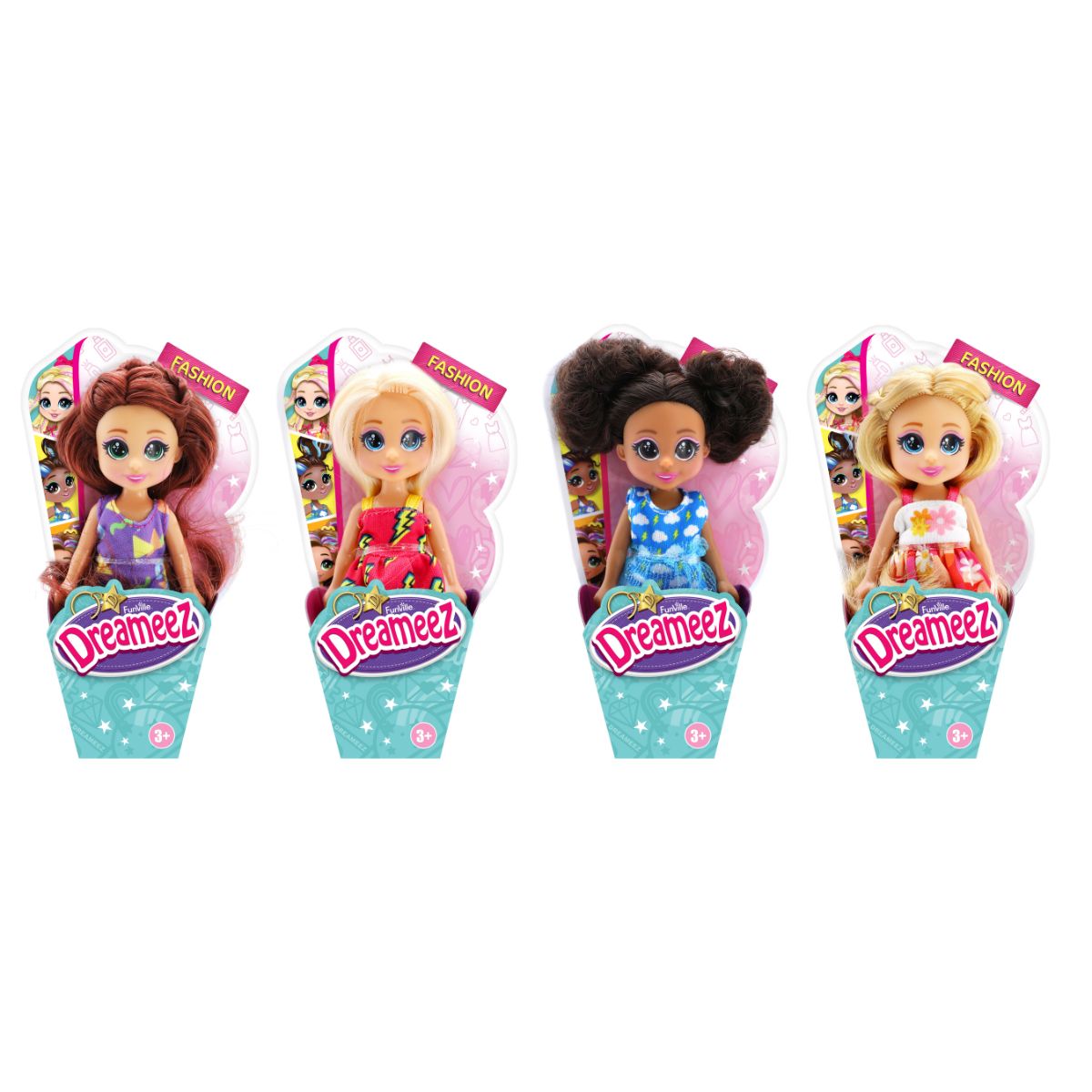 Đồ Chơi Búp Bê Mini 12cm Thời Trang DREAMEEZ 81044DRE