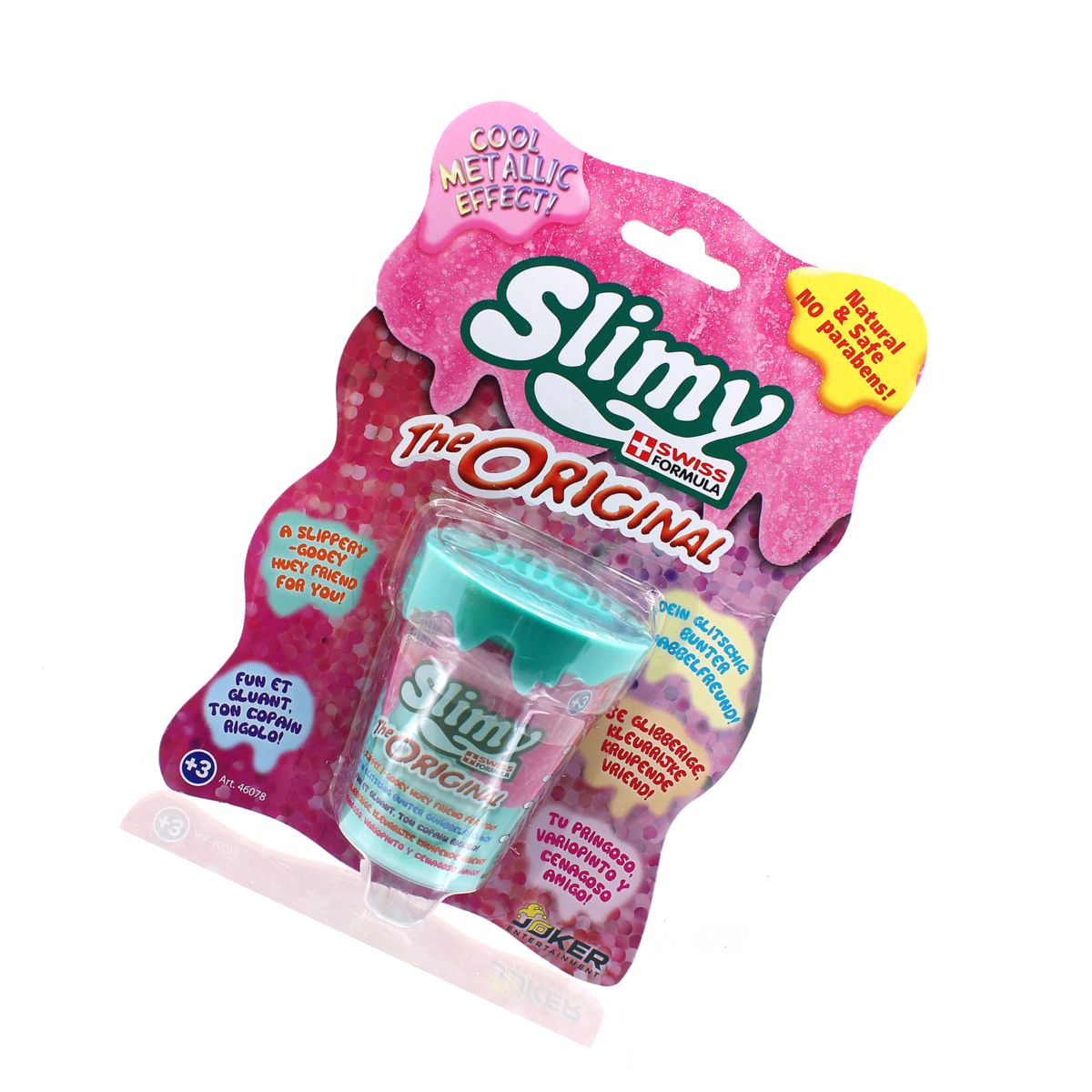 Đồ Chơi Chất Nhờn Ma Quái Slime Ánh Kim Xanh Ngọc _ 80 Gr SLIMY 20271231/46078A/TE
